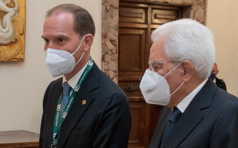 Giansanti e Mattarella