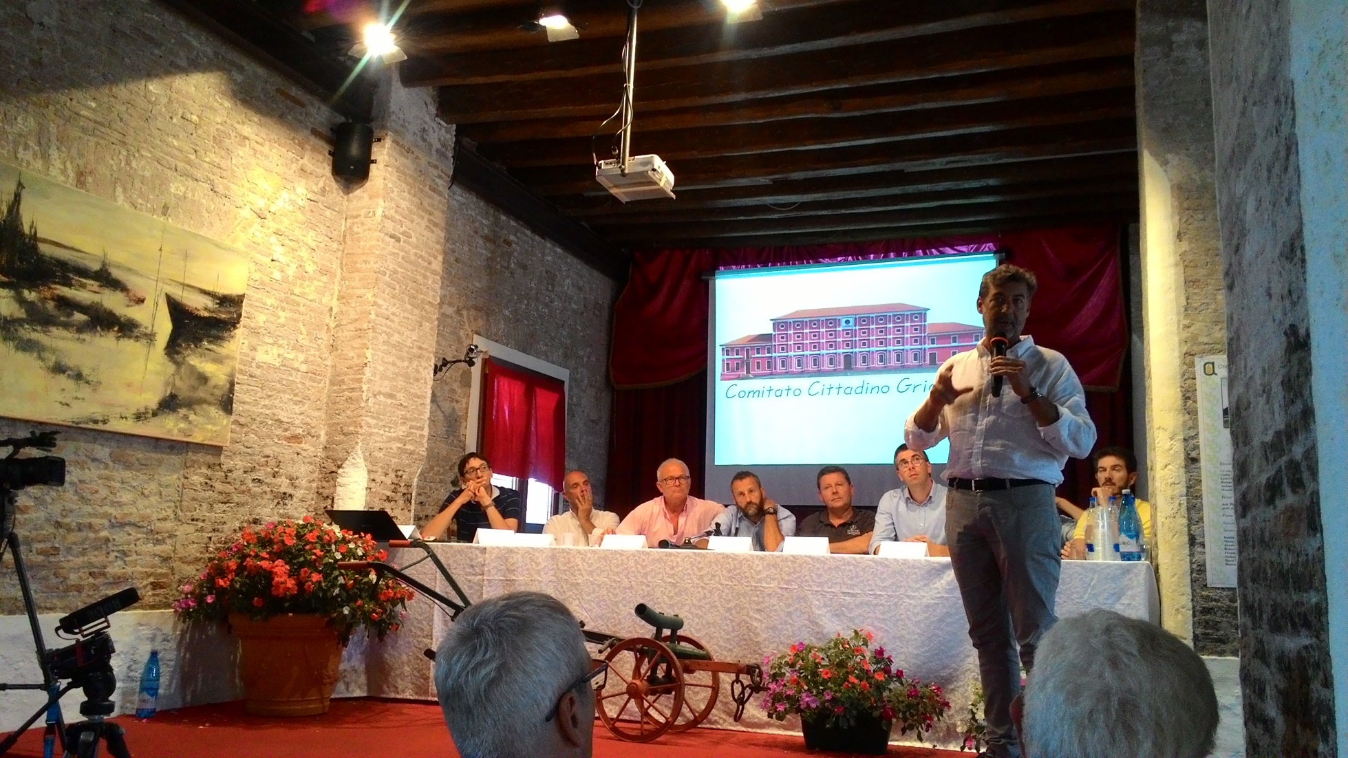 mario giuidi e i relatori della tavola rotonda